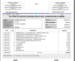 facture groupe